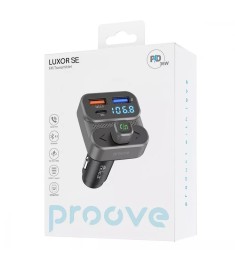 FM-модулятор Proove Luxor SE 36W PD + QC3.0 (1USB  /  1Type-C) (Сірий)